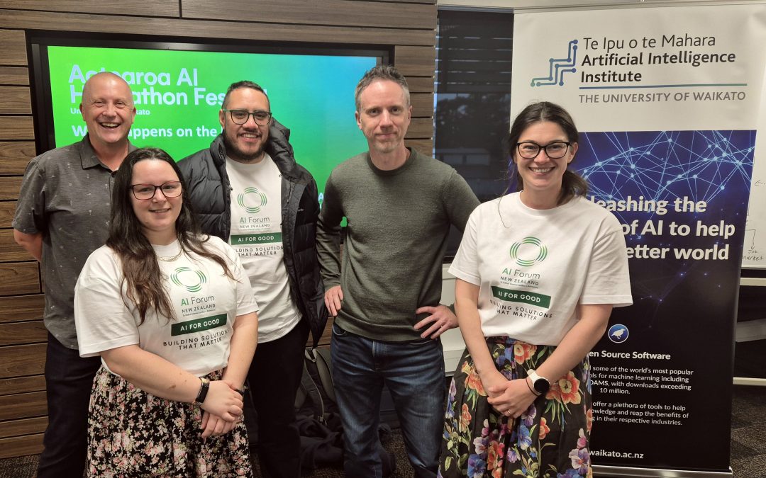 Wise Group team wins Waikato leg of the Aotearoa AI Hackathon Festival